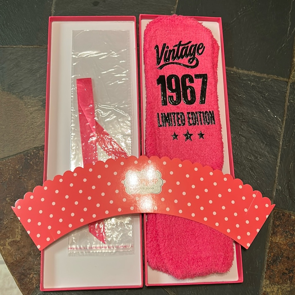 Happypop 1967 Birthday Socks